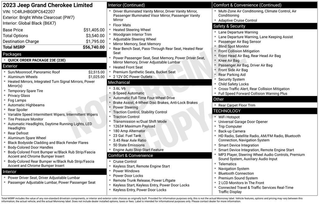 2023 Jeep Grand Cherokee Limited