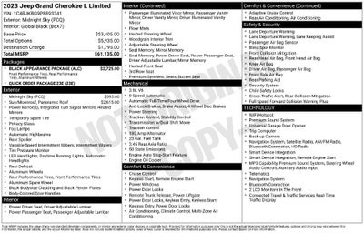 2023 Jeep Grand Cherokee L Limited