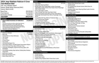 2024 Jeep Gladiator Rubicon X