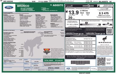 2021 Ford Bronco Base