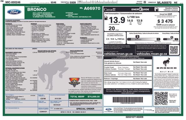 2021 Ford Bronco Base