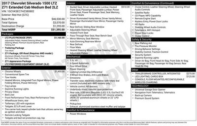 2017 Chevrolet Silverado 1500 LTZ 2LZ