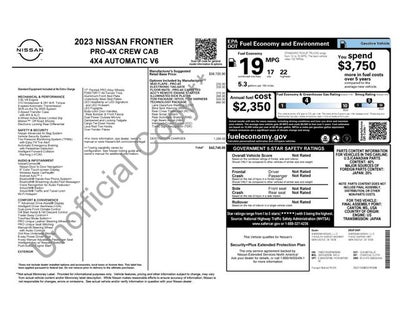 2023 Nissan Frontier PRO-4X