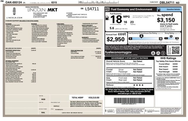 2013 Lincoln MKT EcoBoost
