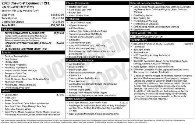 2023 Chevrolet Equinox AWD 2FL