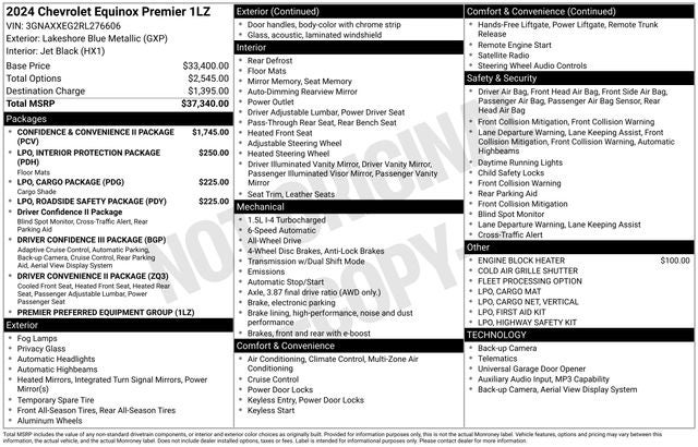 2024 Chevrolet Equinox AWD Premier