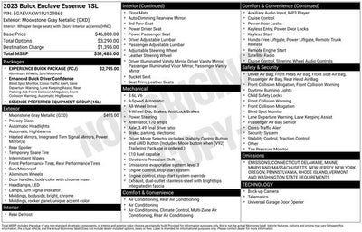 2023 Buick Enclave Essence AWD
