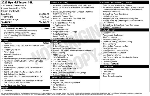 2023 Hyundai Tucson SEL