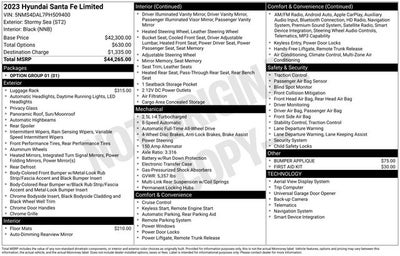 2023 Hyundai Santa Fe Limited