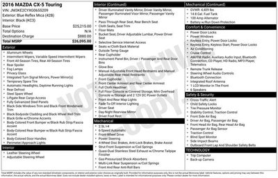 2016 Mazda Mazda CX-5 Touring