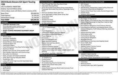 2024 Buick Encore GX Sport Touring FWD
