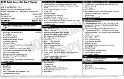 2024 Buick Encore GX Sport Touring AWD