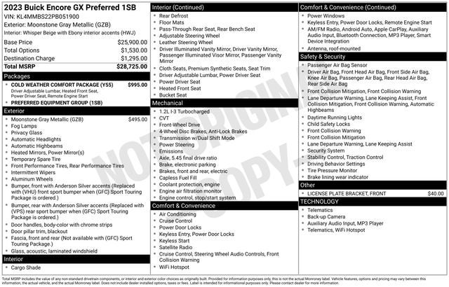 2023 Buick Encore GX Preferred FWD