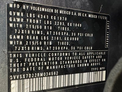 2024 Volkswagen Taos SE