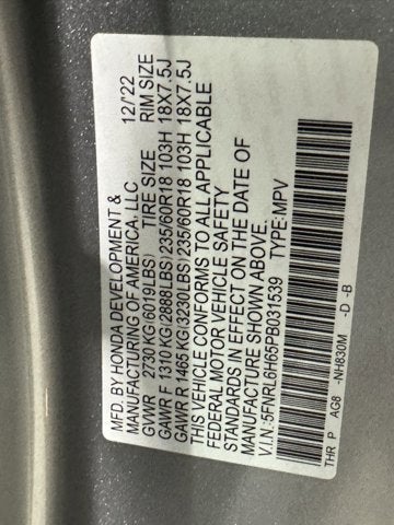 2023 Honda Odyssey EX-L