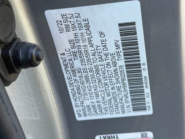 2023 Honda Odyssey Elite