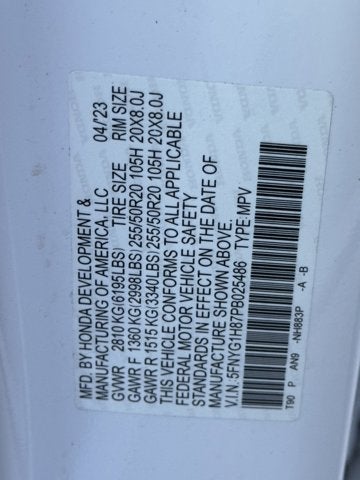 2023 Honda Pilot Elite