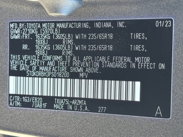 2023 Toyota Highlander XLE