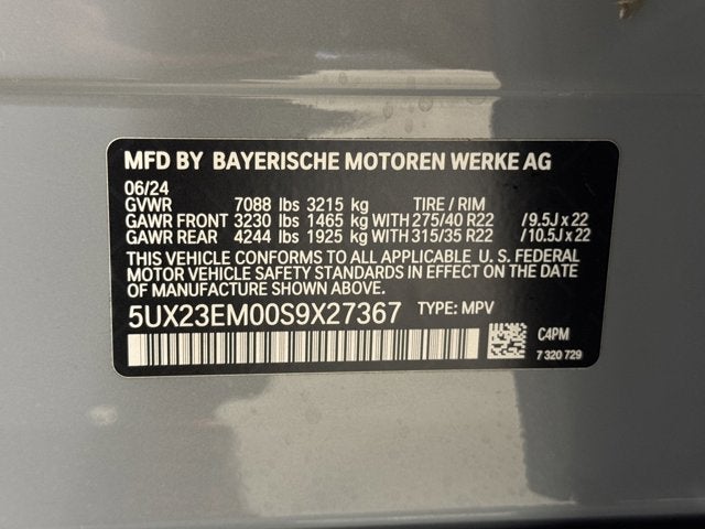 2025 BMW X7 xDrive40i