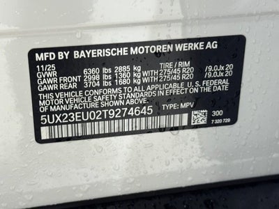 2026 BMW X5 xDrive40i