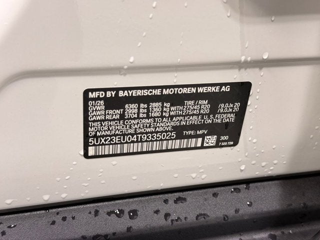 2026 BMW X5 xDrive40i