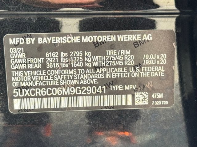 2021 BMW X5 xDrive40i