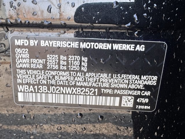 2022 BMW 5 Series 530i xDrive