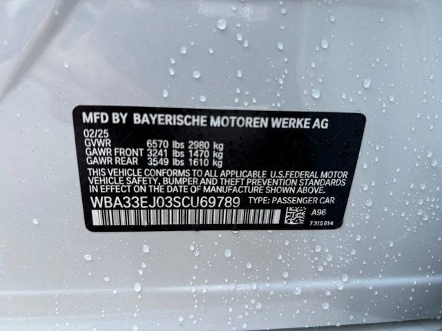 2025 BMW 7 Series 760i xDrive