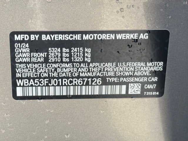 2024 BMW 5 Series 530i xDrive