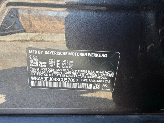 2025 BMW 5 Series 530i xDrive