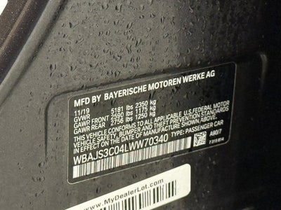 2020 BMW 5 Series 540i xDrive