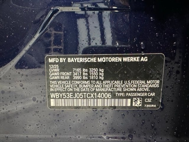 2026 BMW i7 xDrive60